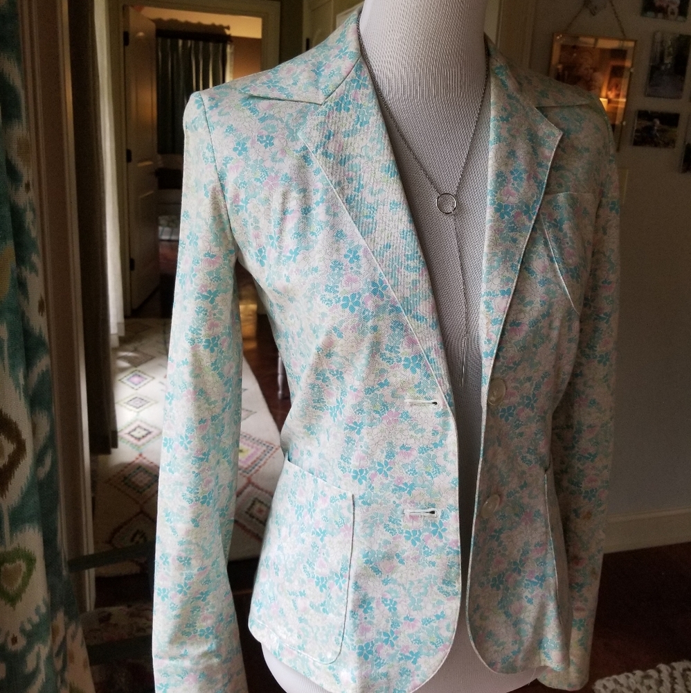 Vintage Ralph by Ralph Lauren floral blazer